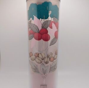 Starbucks Asia Coffee Berry Pink Plastic Tumbler BNWT